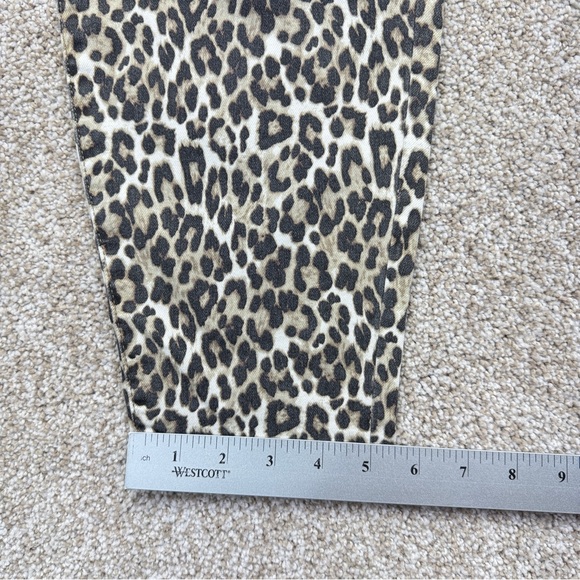 American Eagle Hi Rise Jegging pants Animal Print Brown Beige Women’s Size 24 R - Picture 8 of 16